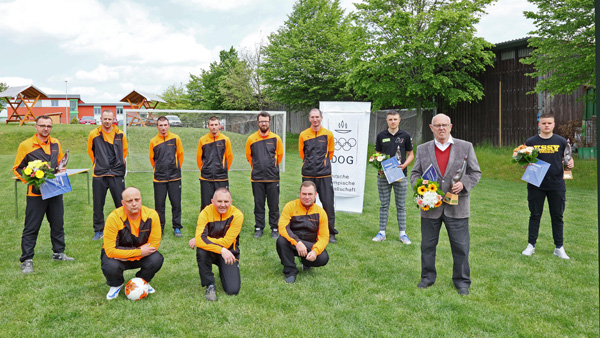 Zwickau. Preisübergabe und Spendenlauf in Coronazeiten